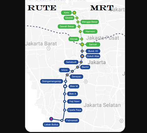 cara naik MRT Jakarta
