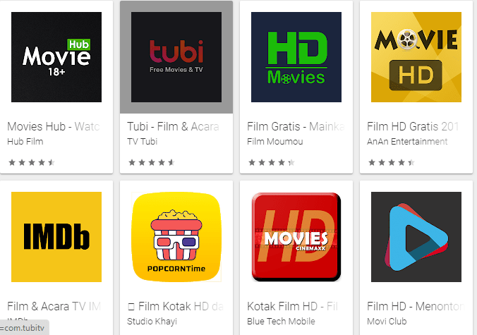 Aplikasi Streaming Film Gratis Untuk Android Terbaik