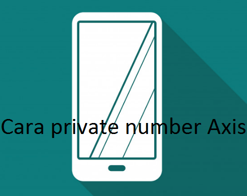 Cara private number Axis