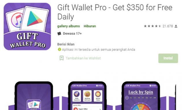 Gift wallet